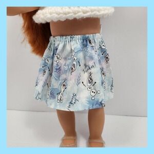 18" Doll Skirt Olaf -‎ handmade - Fits American Girl, My Life, Our Generation